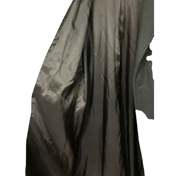 Vintage Women Double-Breasted Wool Coat Gold Embroidered Shoulders Union Tag USA - Picture 9 of 13